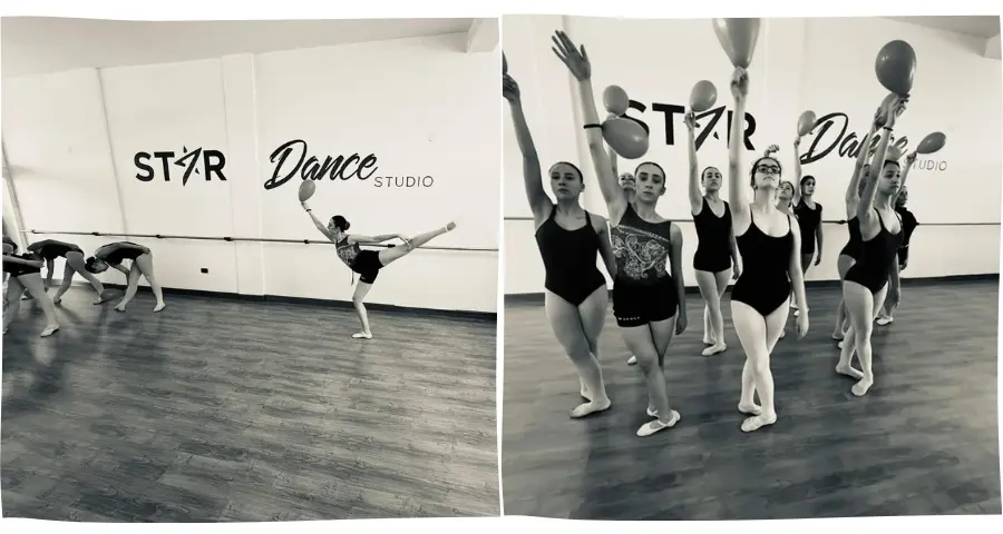 due-immagini-in-b-n-con-ballerine-in-prova-presso-la-star-dance-studio